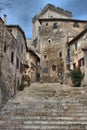 Urban scenic in Sermoneta Royalty Free Stock Photo