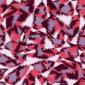 Urban seamless pattern with chaotic curved triangle elements Royalty Free Stock Photo