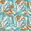 Urban seamless pattern with curved triangle elements Royalty Free Stock Photo