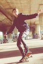 Urban skater teenager Royalty Free Stock Photo
