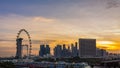 Urban Skyline and View of Skyscrapers