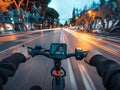 Urban Speed - Electric Scooter Ride Through City