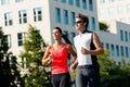 Urban sports - fitness in the city Royalty Free Stock Photo