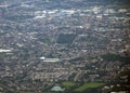 The urban sprawl of London, UK Royalty Free Stock Photo