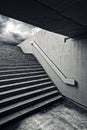 Urban staircase in underground passage Royalty Free Stock Photo