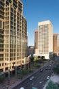 Urban streetscapes and buildings in downtown Phoenix, AZ