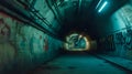 Urban Subterranean Exploration./n Royalty Free Stock Photo