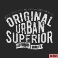 Urban superior vintage stamp