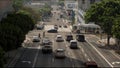 Urban traffic on the street road city San Francisco