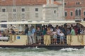 Urban transport in Venice on the lagoon