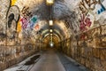 Urban underground tunnel Royalty Free Stock Photo