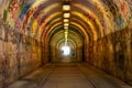 Urban underground tunnel Royalty Free Stock Photo