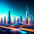 Urban Utopia: Futuristic City Spires