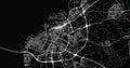 Urban vector city map of Malmo, Sweden, Europe Royalty Free Stock Photo