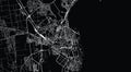 Urban vector city map of Odessa, Ukraine, Europe