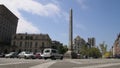 Urban Vehicles Landscape in Barcelona Time Lapse