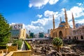 Urban view of Beirut in Lebanon Royalty Free Stock Photo