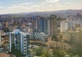 Urban view of the central region of the city of Saria RS Brazil