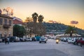 Urban view of Koroni seaside fishing village in Messenia, Peloponnese, Greece