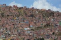 Urban view from Mirador Killi Killi. La Paz. Bolivia
