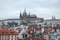 Urban views of Prague city