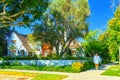 Urban views of the Beverly Hills area and residential buildings on the Hollywood hills