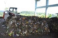 Urban waste materials for organic fertilizer production Royalty Free Stock Photo