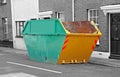 Urban waste skip Royalty Free Stock Photo