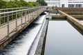 Urban wastewater treatment plant. Royalty Free Stock Photo