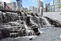 Urban Waterfall Royalty Free Stock Photo