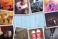 Urban youth lifestyle photo collage