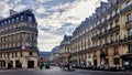 Urbanscape of Paris, view of the haussmannian bulidings in Paris, France