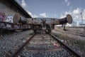 Urbex. Abandoned train wagon