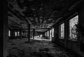 Urbex photography in a former abandoned cotton mill