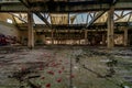 Urbex photography in a former abandoned cotton mill