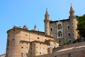 Urbino: the Dukes' Palace Royalty Free Stock Photo