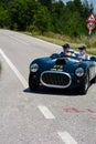 COOPER BRISTOL T25 BRISTOL 1953 on an old racing car in rally Mille Miglia 2022 the famous italian historical race 1927-1957