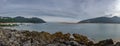 Urdaibai biosphere reserve mouth ultra wide panorama