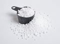 Urea, also called carbamide on white background