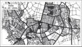 Urfa Turkey City Map in Black and White Color in Retro Style. Outline Map