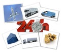 Urgent freight transportation Royalty Free Stock Photo