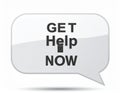 Urgent Get Help Now Support Message Icon Royalty Free Stock Photo