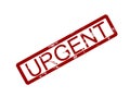 Urgent rubber ink stamp