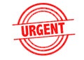 URGENT Rubber Stamp Royalty Free Stock Photo