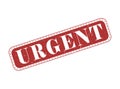 Urgent Rubber Stamp Seal on a Bar Royalty Free Stock Photo