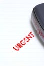 Urgent Stamp Royalty Free Stock Photo