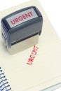 Urgent Stamp Royalty Free Stock Photo