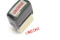 Urgent Stamp Royalty Free Stock Photo