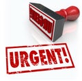 Urgent Stamp Word Immediate Emergency Action Required