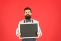 Urgent to eat. Food blogger. serious hipster bartender. What to cook. Restaurant menu. cafe shop advertisement. bearded